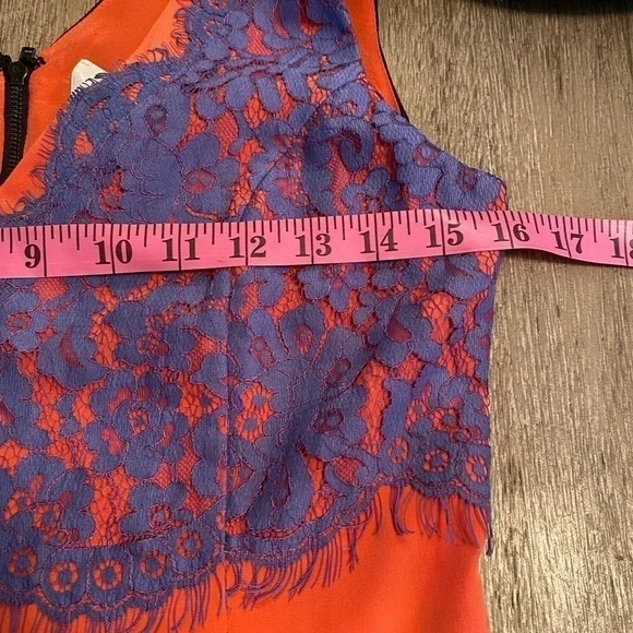 Madison Marcus | Lace | Color-block | Dress | Size: S - Picture 11 of 14